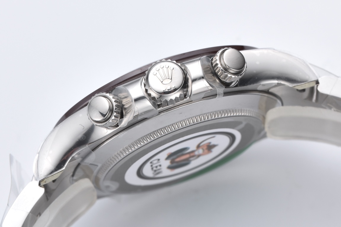 Rolex Daytona 116506 Clean Factory 1:1 Ice Blue Dial Diamonds Markers on SS Bracelet SA4130 Movement - Image 9