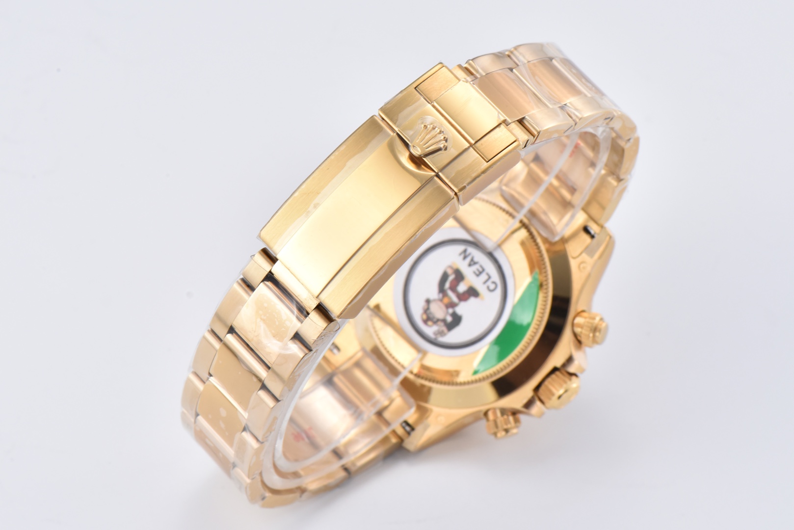 Rolex Daytona 116508 Clean Factory 904L Steel Green Dial on YG Bracelet SA4130 Movement - Image 6