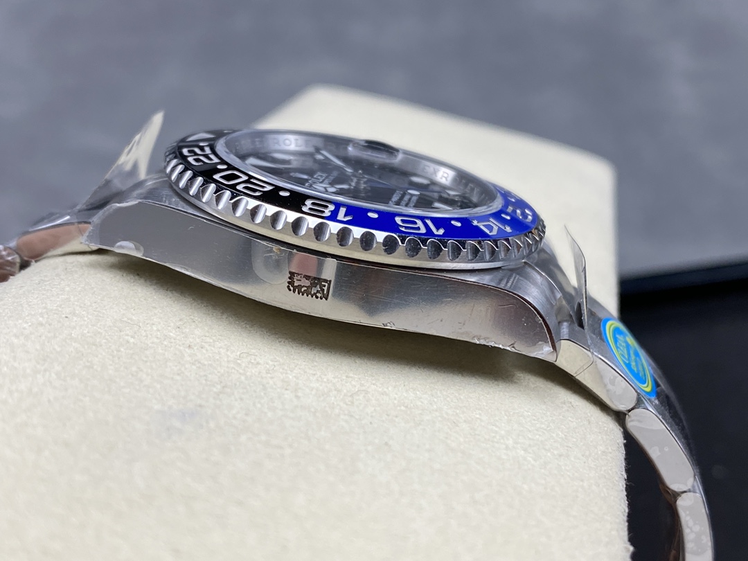 Rolex GMT-Master II 126710 BLNR Batgirl Clean Factory 1:1 Black Dial Blue & Black Ceramic Bezel 904L Steel on Jubilee Bracelet SA3285 Movement CHS - Image 5