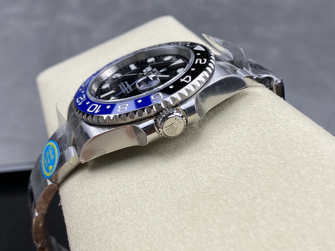 Rolex GMT-Master II 126710 BLNR Batgirl Clean Factory 1:1 Black Dial Blue & Black Ceramic Bezel 904L Steel on Jubilee Bracelet SA3285 Movement CHS - Image 8