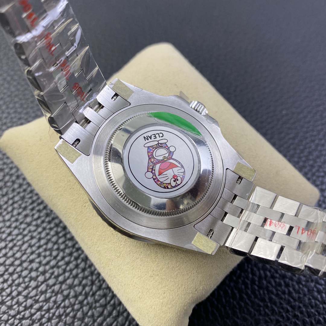 Rolex GMT-Master II 126710 BLRO Pepsi Clean Factory 1:1 Red/Blue Ceramic Bezel Black Dial 904L Steel on Jubilee Bracelet SA3285 Movement CHS - Image 7