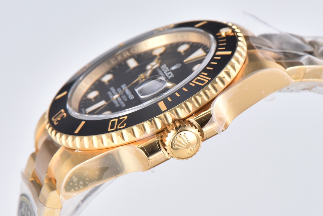 Rolex Submariner 40mm 116618 LN Black Dial & Ceramic Bezel YG Plated 904L Steel Clean Factory 1:1 Best Edition S3135 - Image 2