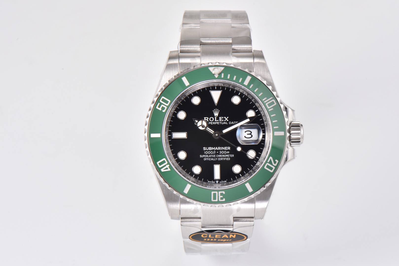 Rolex Submariner 41mm 126610 LV Kermit Black Dial Green Ceramic Bezel 904L Steel Clean Factory Best Edition S3235 - Image 5