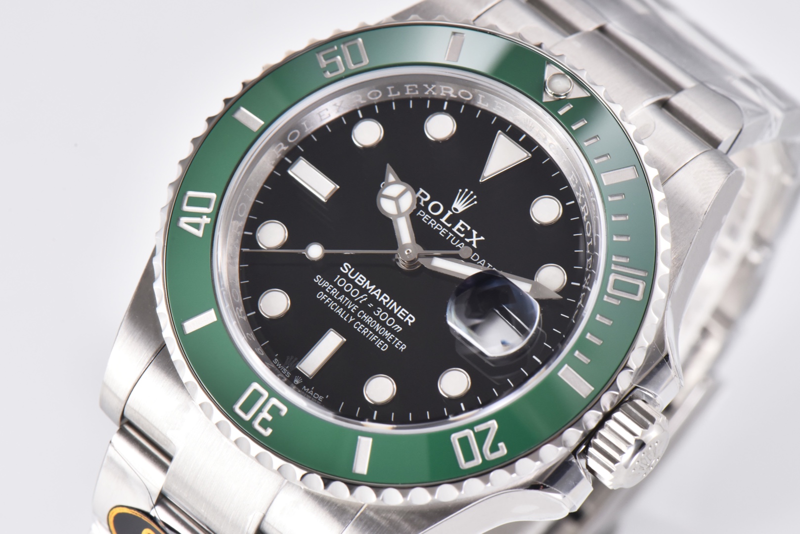 Rolex Submariner 41mm 126610 LV Kermit Black Dial Green Ceramic Bezel 904L Steel Clean Factory Best Edition S3235 - Image 6