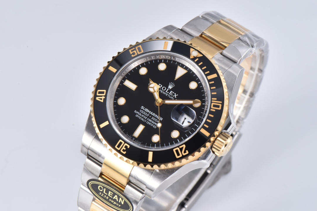 Rolex Submariner 41mm 126613 LN Black Dial Black Ceramic Bezel 904L Steel Two Tone Yollow Gold Clean Factory 1:1 Best Edition S3235 - Image 2