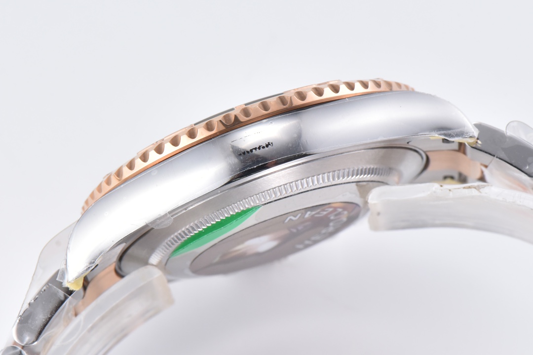 Rolex Yacht-Master 126621-0001 40mm Clean Factory 1:1 904L Brown Dial 3D Rose Gold Bezel on Rose Gold & Steel Two Tone Oyster Steel Bracelet SA3235 Movement - Image 8