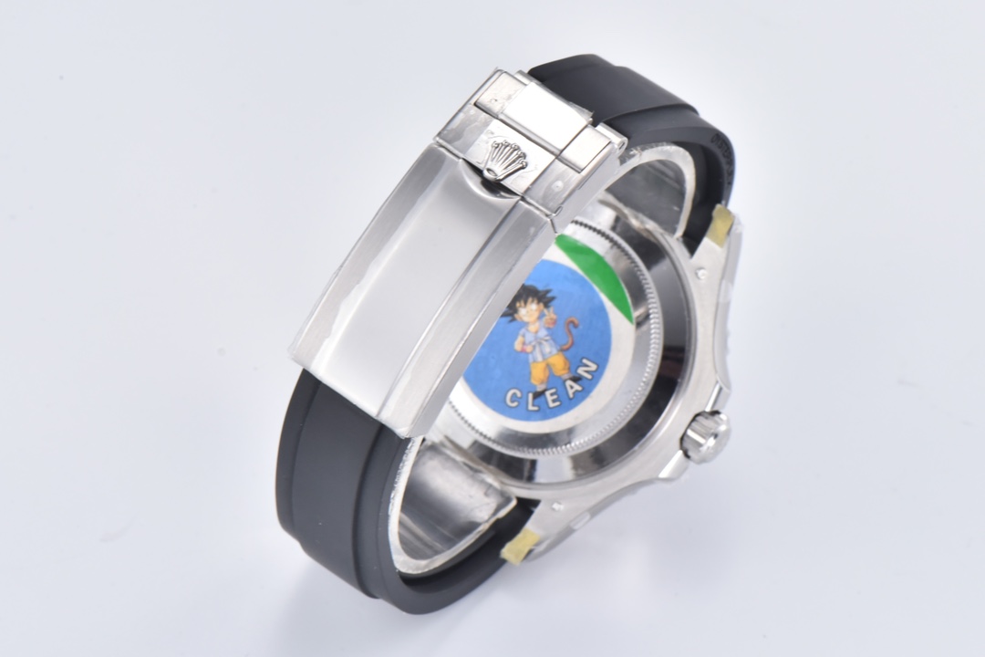 Rolex Yacht-Master 226659-0002 42mm Clean Factory 1:1 904L Black Dial 3D Black Ceramic Bezel on Black Oysterflex Strap SA3235 Movement - Image 8