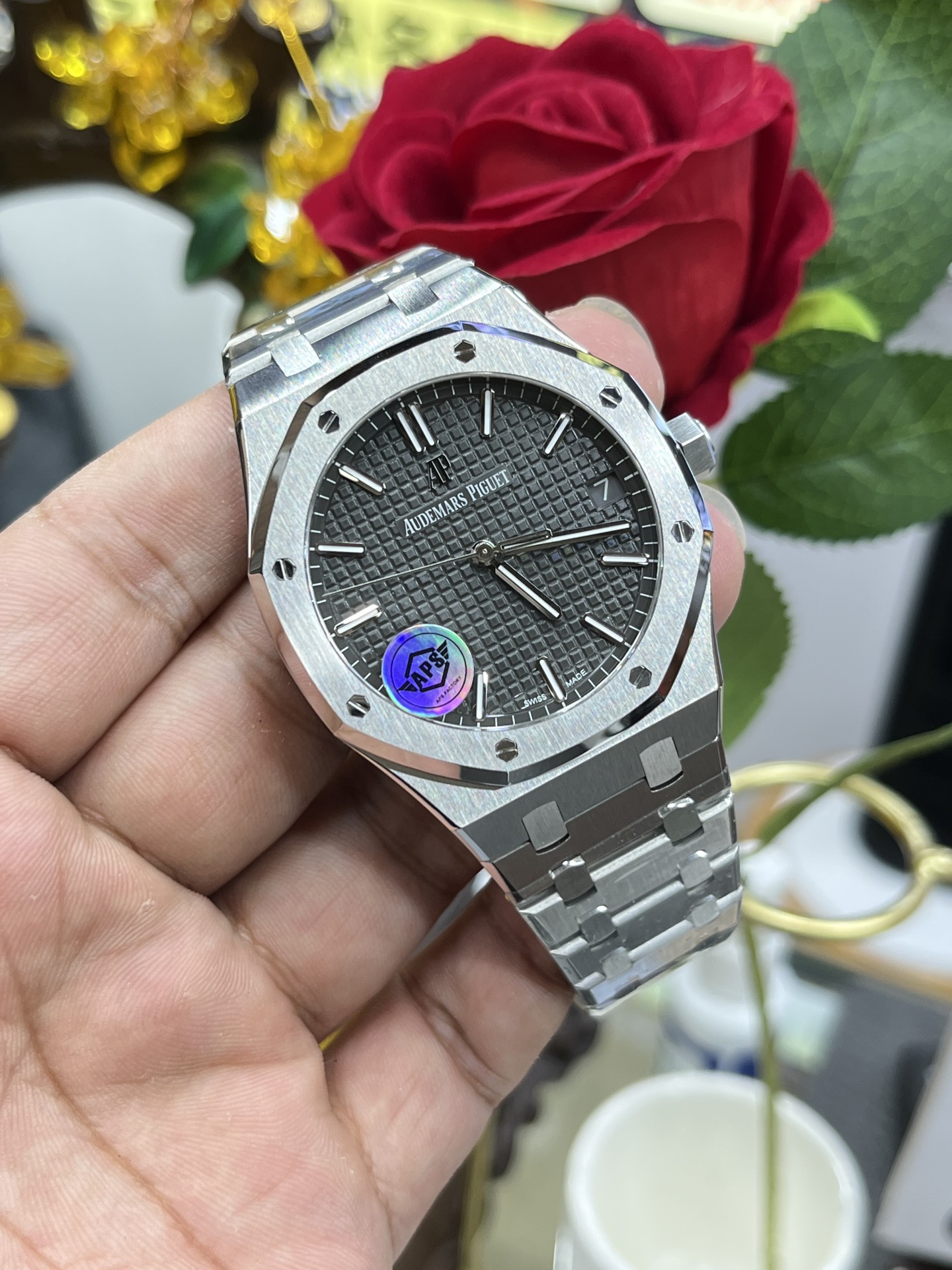 Royal Oak 41mm 15500 APS Factory Grey Dial 4302 Movement - Image 8