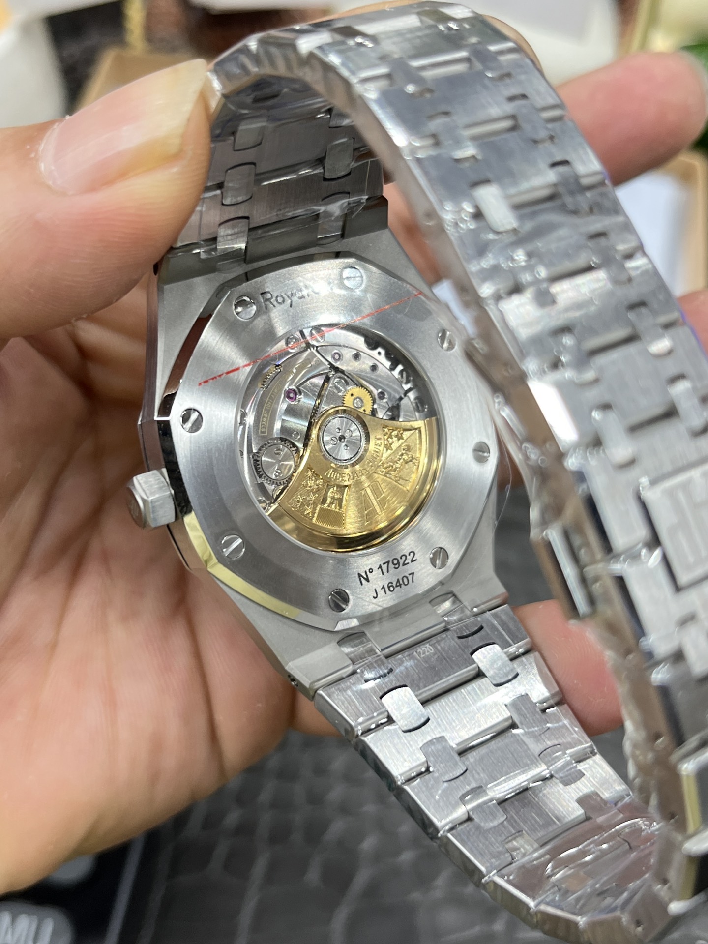 Royal Oak 41mm 15400 APS Factory Blue Dial 3120 Movement6