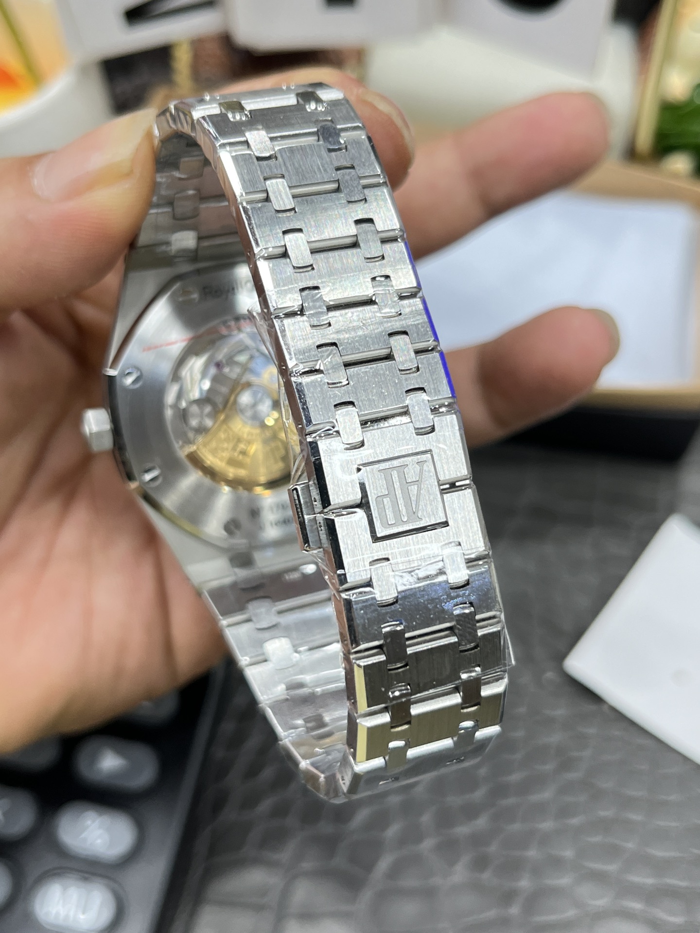Royal Oak 41mm 15400 APS Factory Blue Dial 3120 Movement7