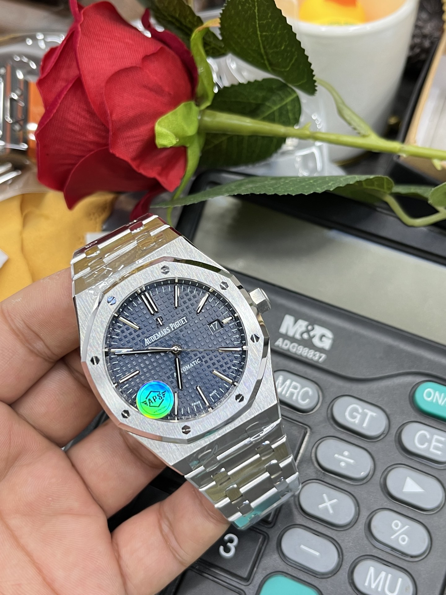 Royal Oak 41mm 15400 APS Factory Blue Dial 3120 Movement8